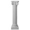Decorative Fiberglass White Plinth Roman Style Column Ionic Piller Pedestal Vase Stand for Wedding or Party, Living Room, or Dining Room Decor - Photography Props - Sculpture Display - Greek-inspired Luxury Decor Piece with Ornate Accents